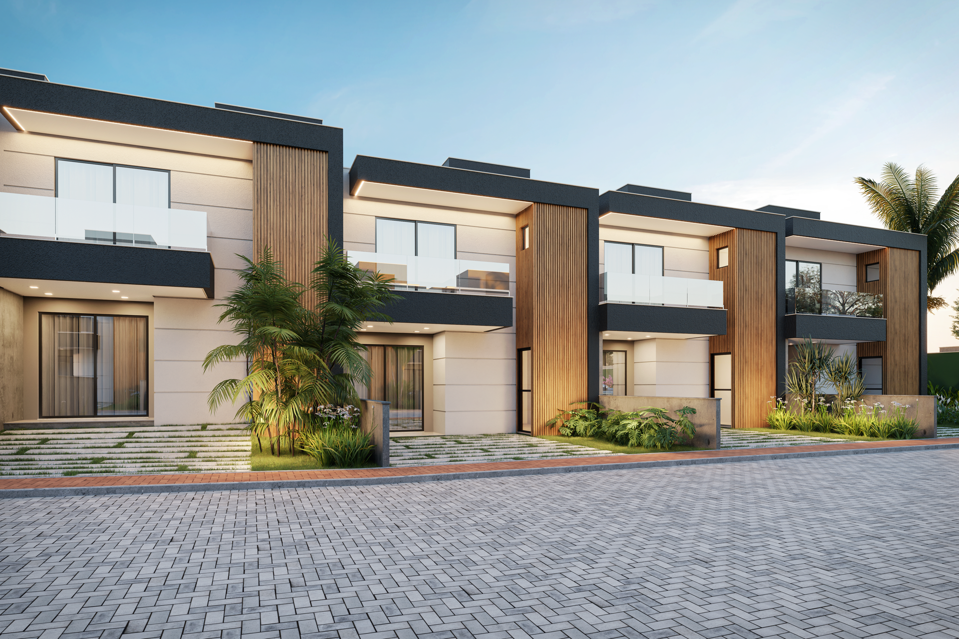 Casas Duplex Exclusivas em Condomínio Fechado
